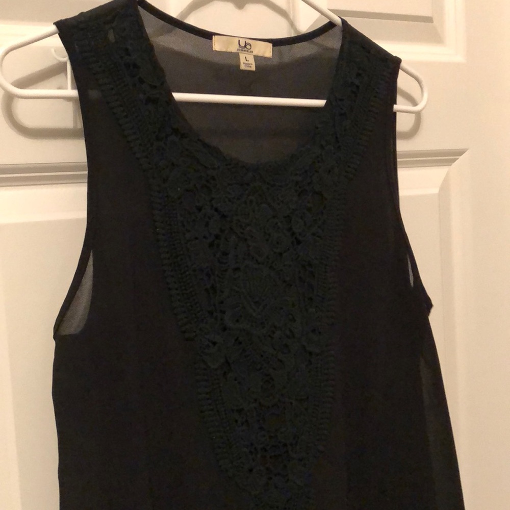 Sheer black tank